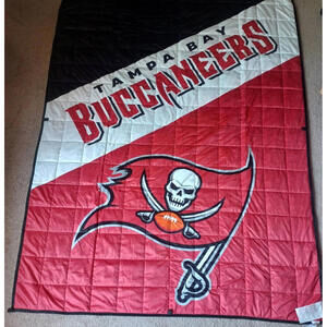 Tampa Bay Buccaneers NFL 60"x80"‎ Weighted Blanket Minky Pirate Blanket- New